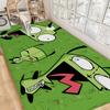 Invader Zim Hippie Bathroom Mat Anti-slip Absorb Water Long Strip Cushion Bedroon Mat Hotel Decor Mat