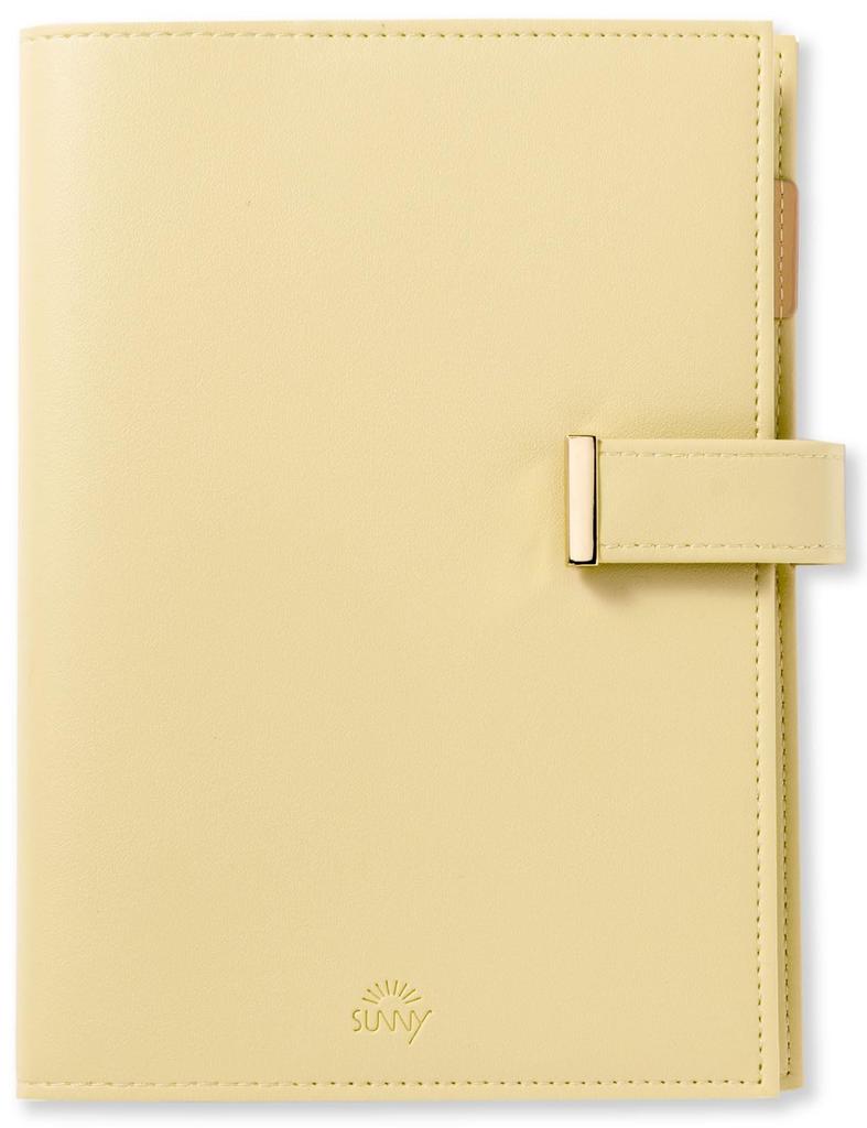Iroha Publishing 2025 SUNNY TRAD Daily Planner April B6 (Starting 2025, Size) [Butter Yellow] L-LSDT-40