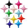 10 Inch Four-Pointed Star Balloon Aluminum Film Light Plate 24 Inch Cross Star Balloon Party Decoration Arrangement Quadrangle Ball