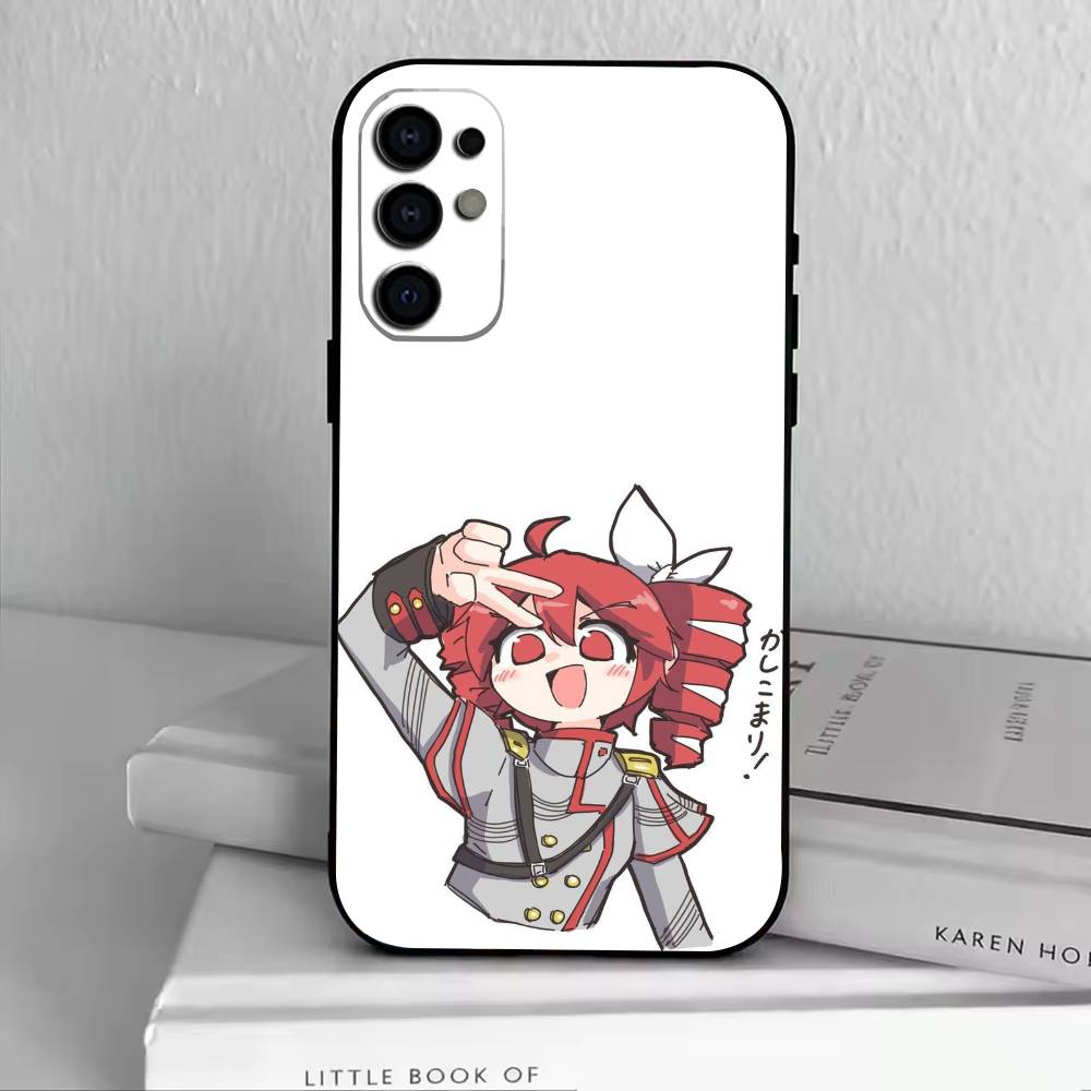 TM-Kasane Teto Get To Me Phone Case Black Silicone Soft For Samsung S25,S24,S21,S22,S23,S30,Ultra,S20,Plus,Fe,Lite