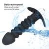 Silicone Anal Beads Butt Plug Vibrator Anal Plug Toy Strapon Dildo Male Prostate Massager Anal Sex Toys For Gays/Couple Men