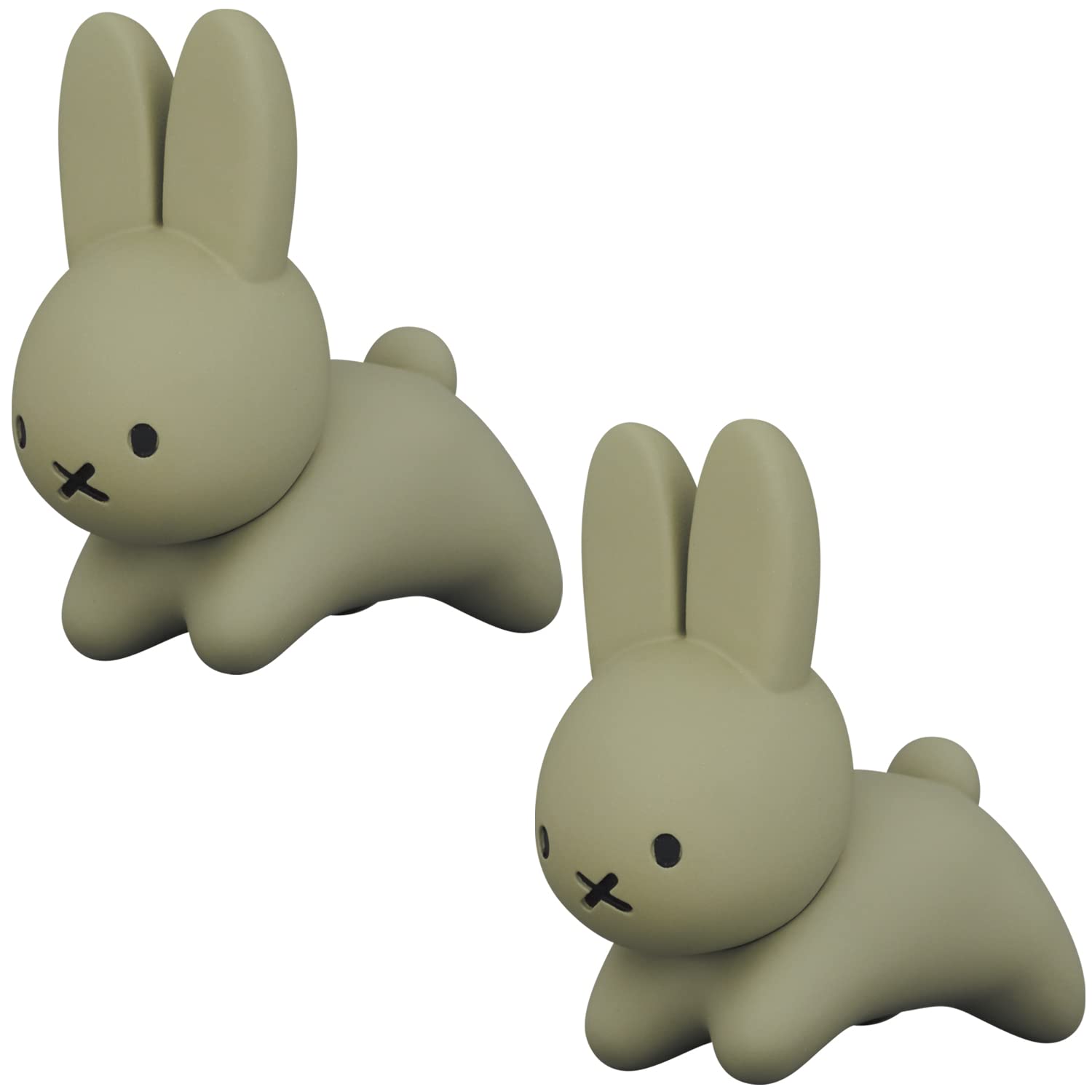 

UDF Ultra Detail Figure 714 Dick Bruna Series 6 Rabbit Set of Approximately 45mm Complete Figure No. (Gray) 2, Tall, Non-Scale, Pre-painted,