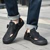 2025 Spring and Summer Men's Large Size Sandals Men's Tide Beach Shoes Casual Cool Slippers Men's Shoes Sewn Shoes