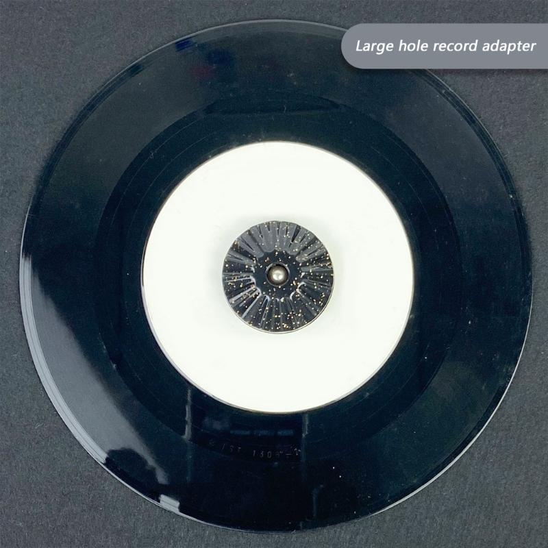 Quick Install LP45 Record Stabilizer Adapter Secures Fit For LP45 Vinyls Players Durability Design Enhances Sound Quality