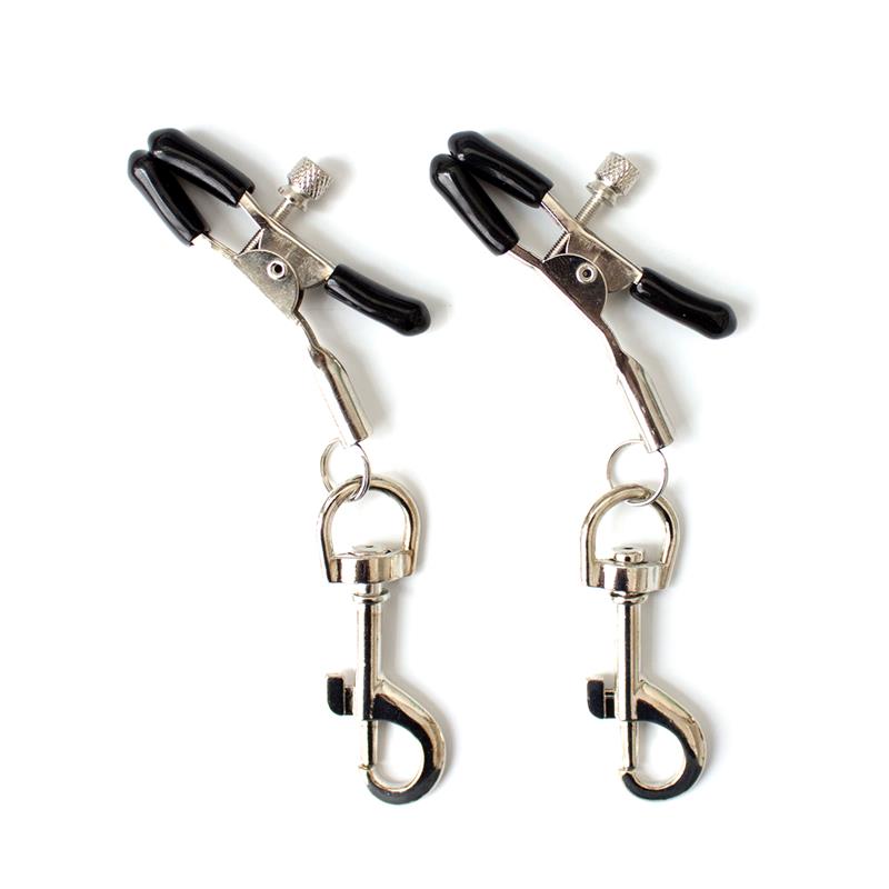 Nipple Clamps with Metal Carabiners