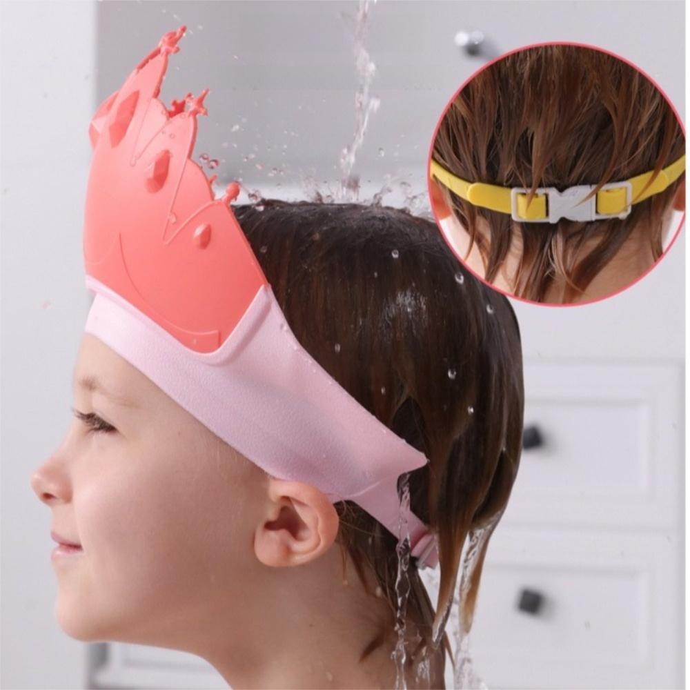 Hair Shield Kids Shower Cap Elastic Band Shower Protect Head Cover  Hair Washing