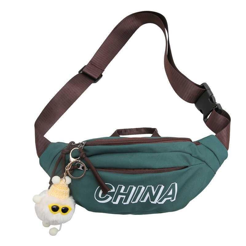 Modern Unisex Nylon Chest Bag Waterproof Minimalist Design For Cycling And Travel