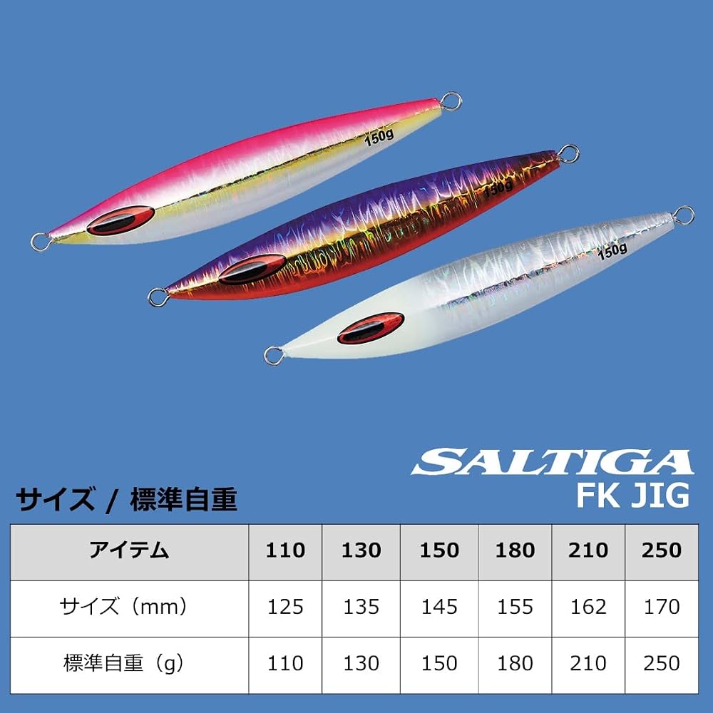 Daiwa Saltiga FK Jig 180g PH Red King Glow Belly Fishing Lure