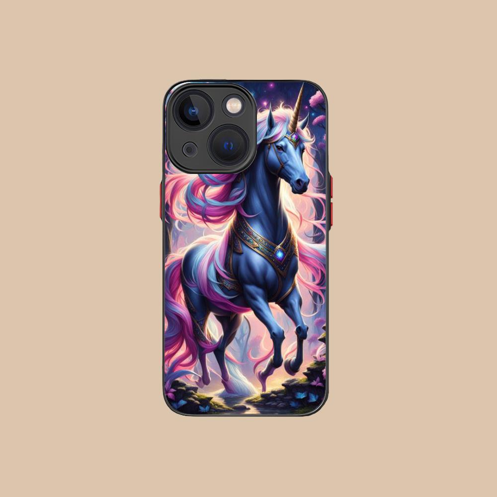 Fantasy Unicorn Mobile Phone Case for iPhone 17 16 15 14 13 12 11 X XR XS 8 7 Air Pro Max Plus Mini Colorful Silicone Cover