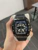 High-Value Fashion Trend Fake Mechanical Luminous Waterproof Wine Barrel-Shaped Men'S Watch