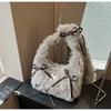 Plush Bag Women's Large-capacity New Autumn and Winter Niche One-shoulder Underarm Bag High-end Plush Bag