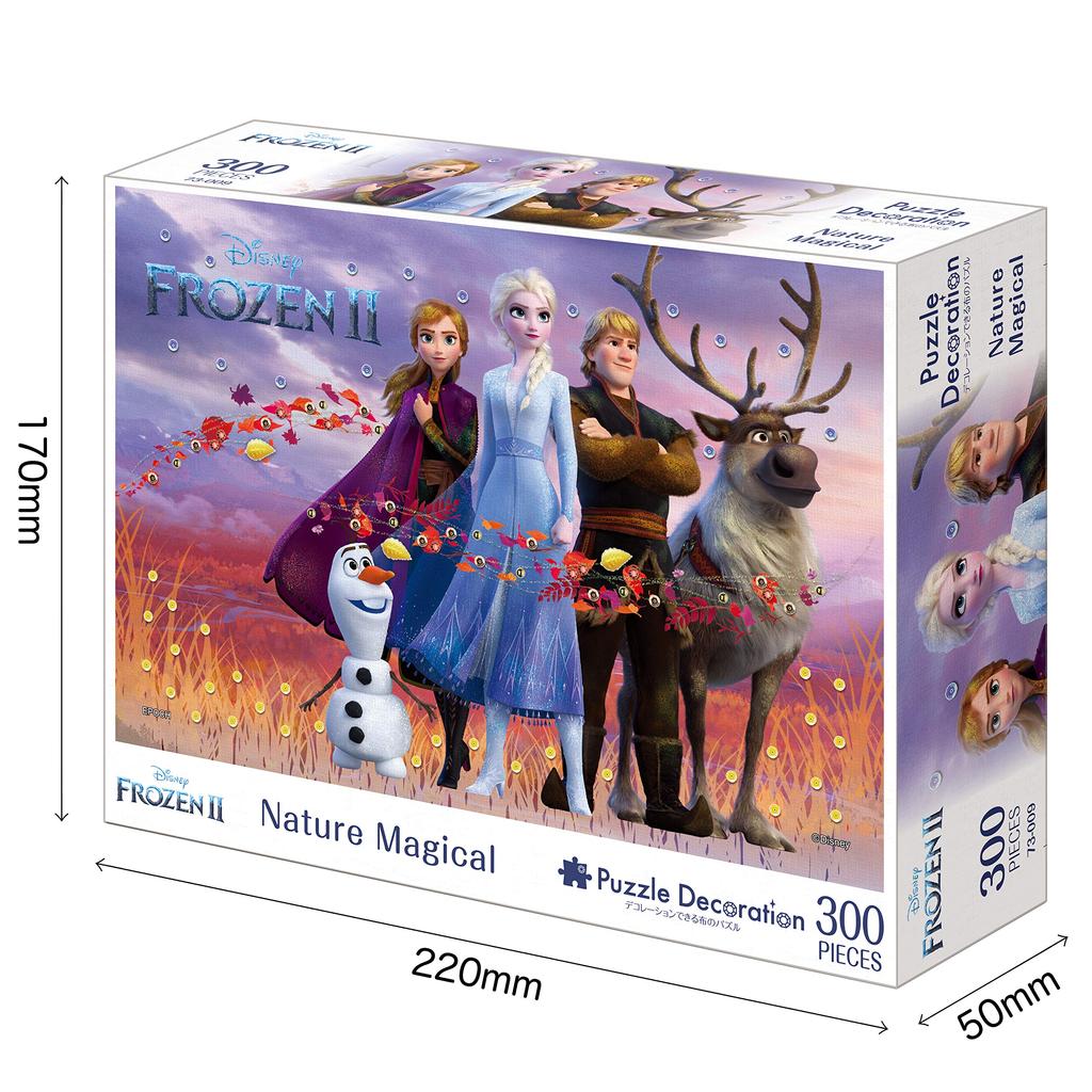 EPOCH Quebra-cabeça de 300 peças Disney Nature Magical x com cola e espátula com peças de decoração incluídas EPOCH (26 38 cm) 73-009