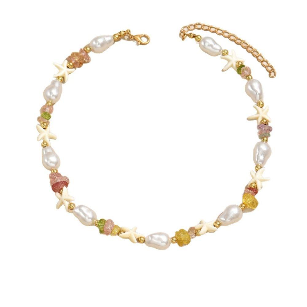 Ornamenten Schelp Zeester Ketting Zee Serie Strand Kralen Ketting Boheemse Stijl Ketting Dames