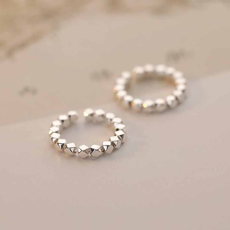 2025 Trendy Sterling Silver Irregular Design Women's Open Ring - Versatile, Stylish, and Modern Index Finger Ring