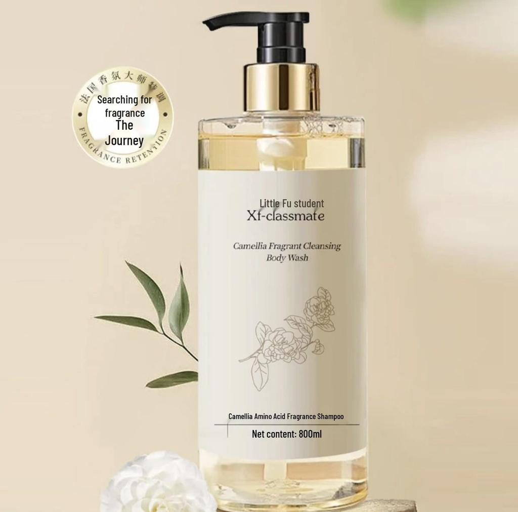 3 Jin Large Camellia Shower Gel - Long-lasting Scent, Family Size, Douyin Style