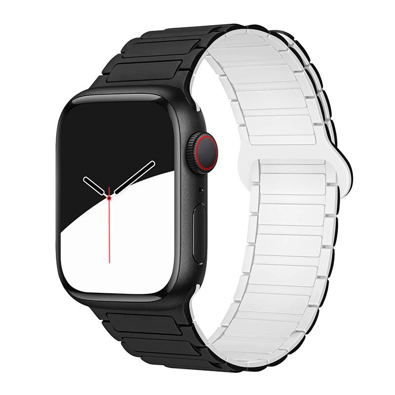 Compatible Silicone Magnetic Strap for Apple Watch Series 8/9 & S10