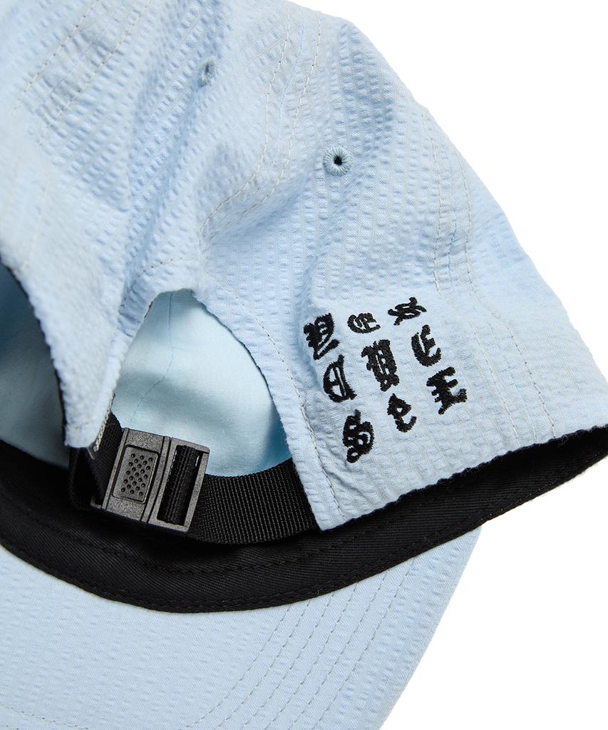 YESEYESEE Y.E.S Washed Seersucker Cap Sky Blue