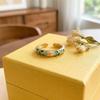 Classic Vintage Geometric Rings Bohemian-Style Gold Plated Ring  Wedding