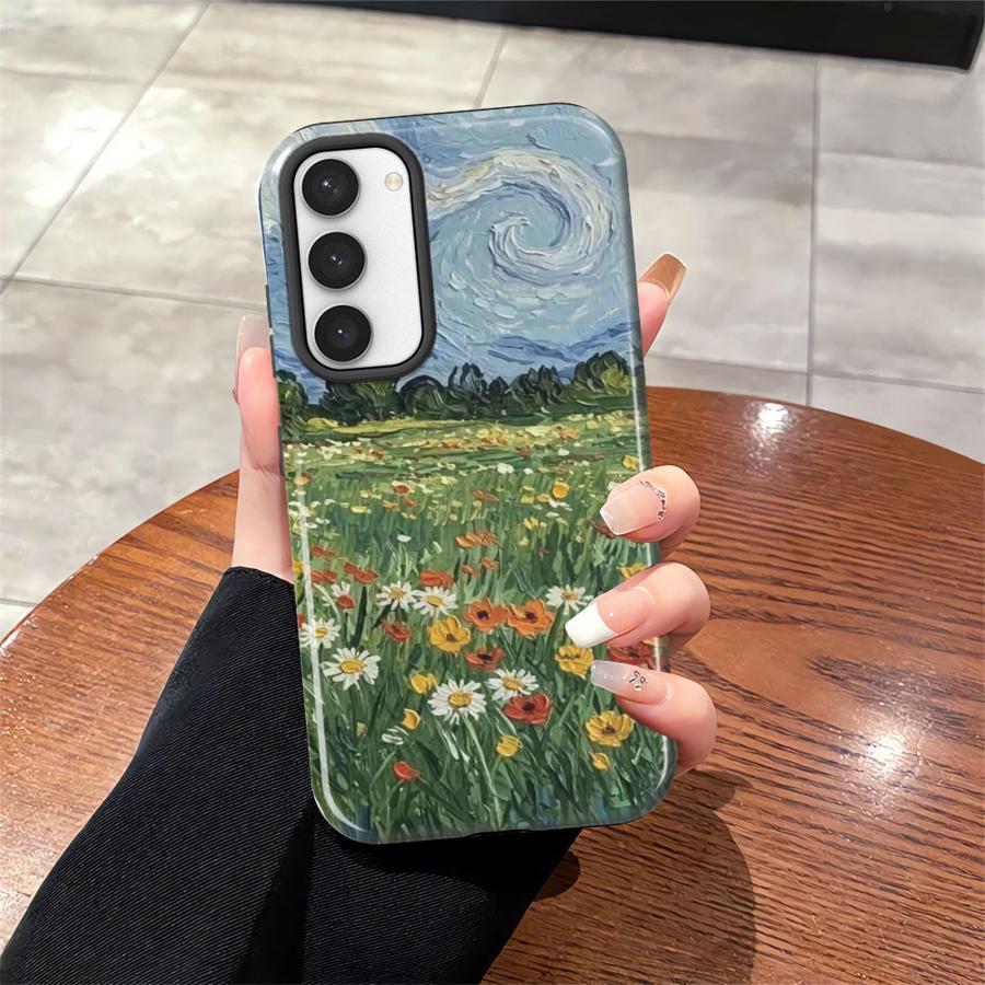 Phone Case for Samsung Galaxy S25 S24 Ultra S20 FE S23Ultra A26 A56 A16 S25Ultra A36 S23 Soft Cover Capa Van Gogh Fashionable
