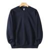 Export Foreign Trade Orders Autumn New Men's Round Neck Pullover Sweatshirt Solid Color Simple Versatile Loose Casual Top