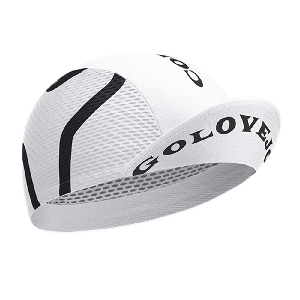 GOLOVEJOY XMZ287 Anti-UV Breathable Hat Cycling Skull Cap Under Helmet Liner with Sun Visor B