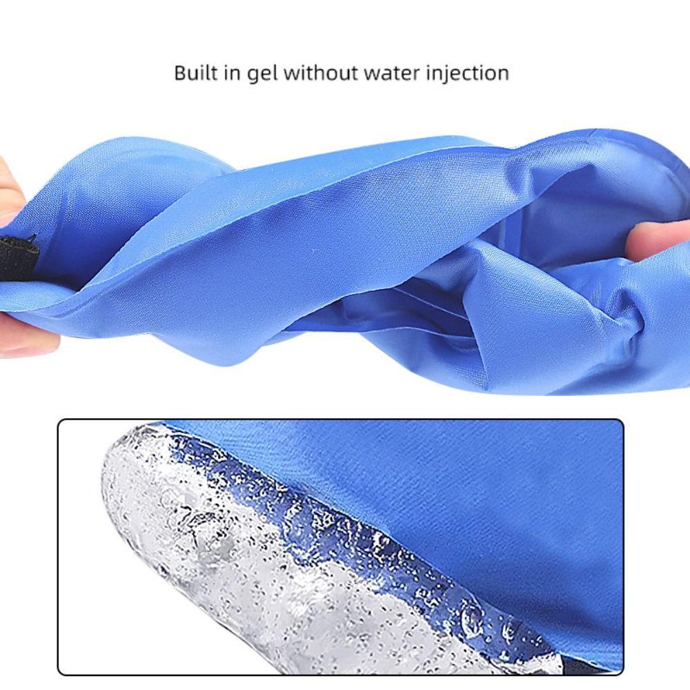 Gel Knee Ice Pack Dual Temperature Hot and Cold Compress Therapy Joint Relief Flexible Strap Design Nylon Gel Knee Ice Pack