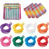 Multicolored Elastic Rope Coil Weaving Set DIY Handmade Crochet String Tool Arts And Crafts Kit for Kids Gift