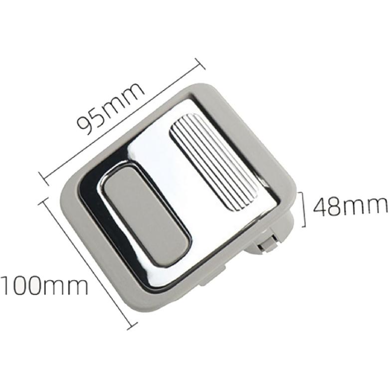 Car Spare Tire Trunk Floor Handle for W164 W251 164680058 Trunk Latch (Grey)(Beige)