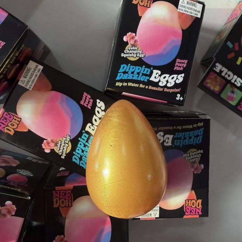 NeeDoh Яйцо-лизун для снятия стресса Dippin Dazzler озеро синий