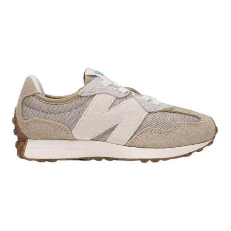 New Balance NB 327 Anti-Slip Wear-Resistant Low-Top Kids' Running Shoes Beige Yellow Kids'