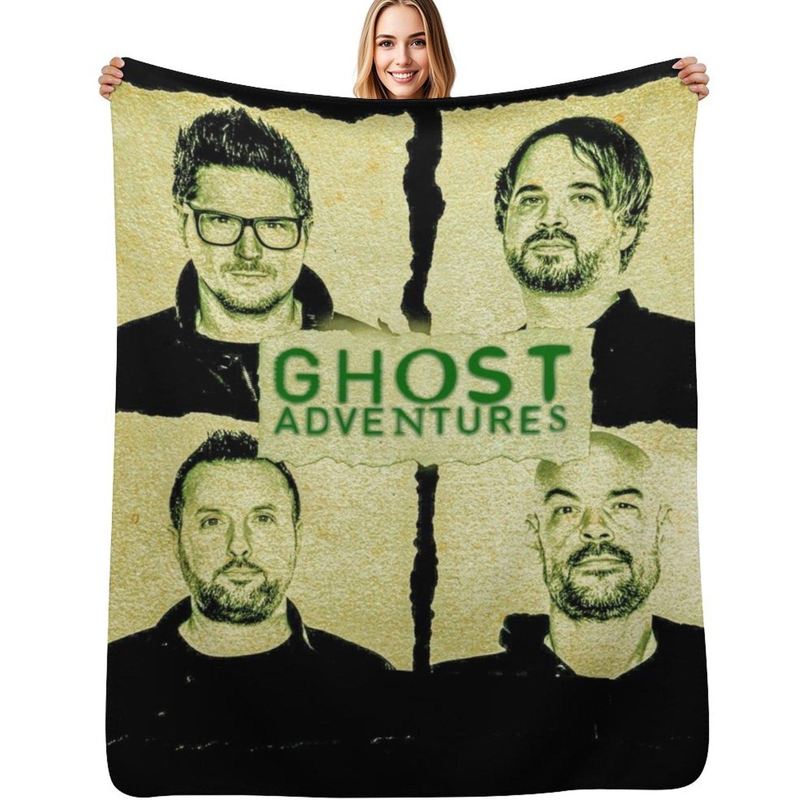 Ghost Adventures Crew Throw Blanket Color Fast Cozy Throw Blanket Size: 75*100cm, Weight: 230 GSM
