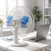 1 Set Portable Fan Ice Bag Holder Ice Cups Floor Fan Ice Bag Slot Ice Pack Fixator  Bathroom