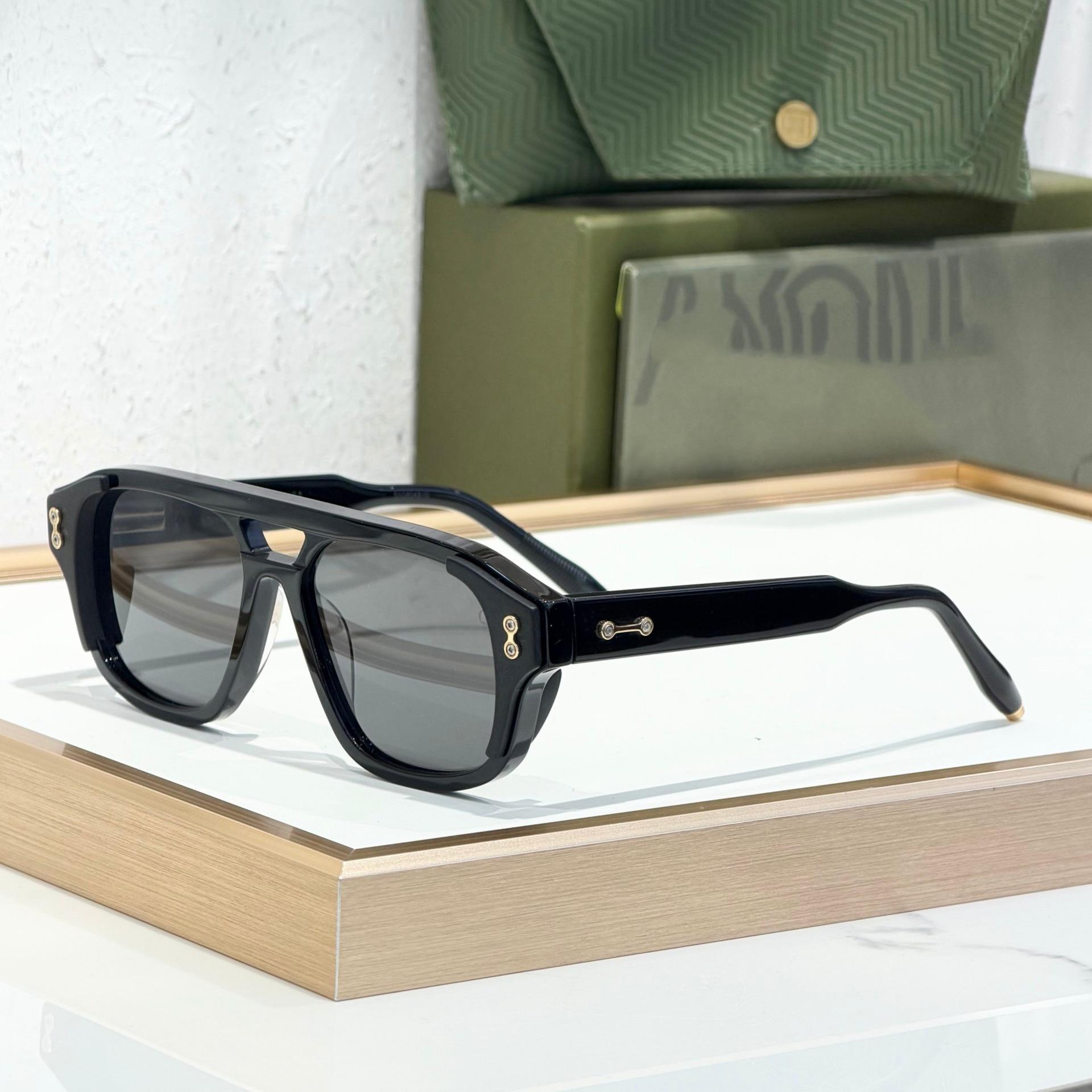 

AKS-517 Handmade Japanese Wood Grain Sunglasses - Trendy & Versatile Sun Protection for Men & Women 55-18-148