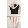 Elegant Elastic Satin Square Scarf Fashion Versatile Women Neck Scarf