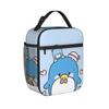 Tuxedosam Blue Penguin Insulated Lunch Bags Portable Cartoon Meal Container Cooler Bag Tote Lunch Box College Travel Bento Pouch