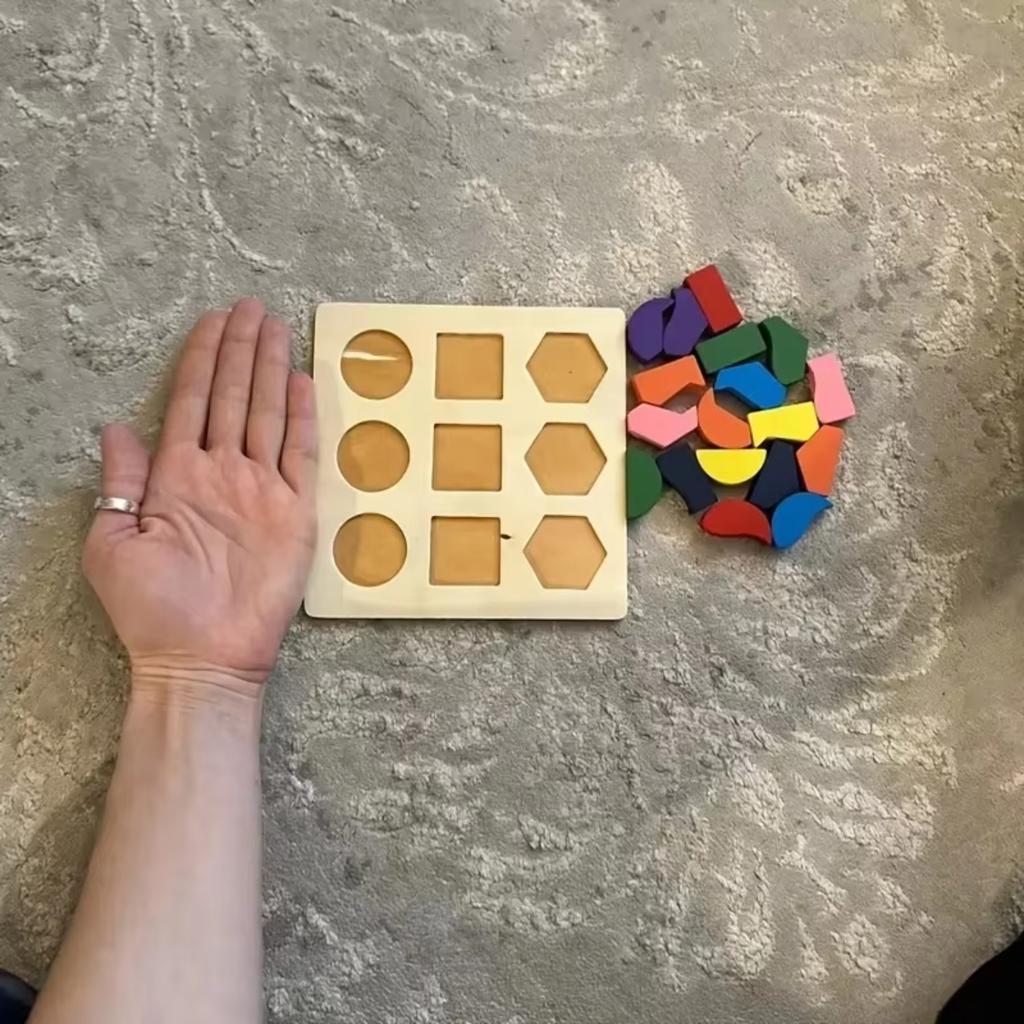 Children Montessori Puzzles Wooden Toys for Shape Cognition Early Educational Learning Kids Games Child Birthday Gifts TMZ