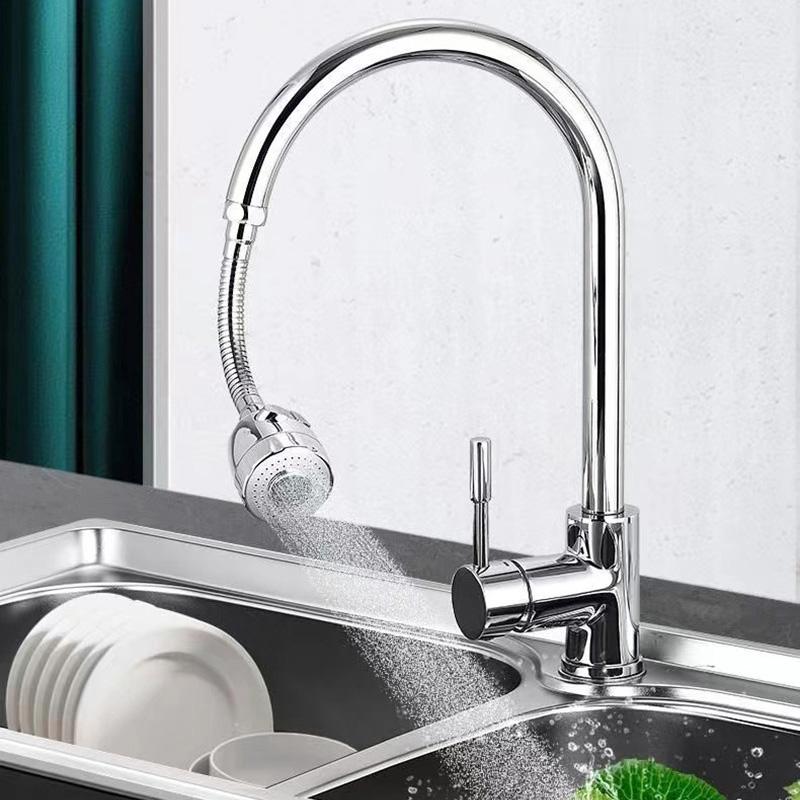 2/3 Modes Sink Faucet Extender 360 Degree Rotating Filter Extension Tube Water-Saving Pressurized Extender for Bathroom Kitchen