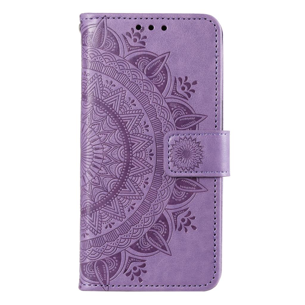 For Xiaomi Poco X7 Pro 5G Stand Case Imprinted Totem PU Leather Wallet Phone Cover