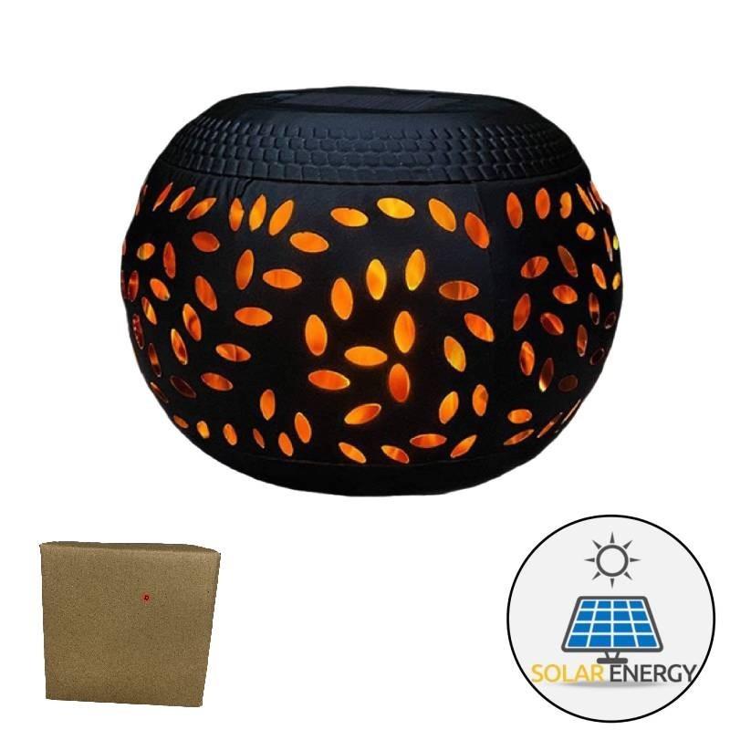 

Lamp Table Solar Led Automatic Switch Flashing Flame Desk Courtyard Decoration