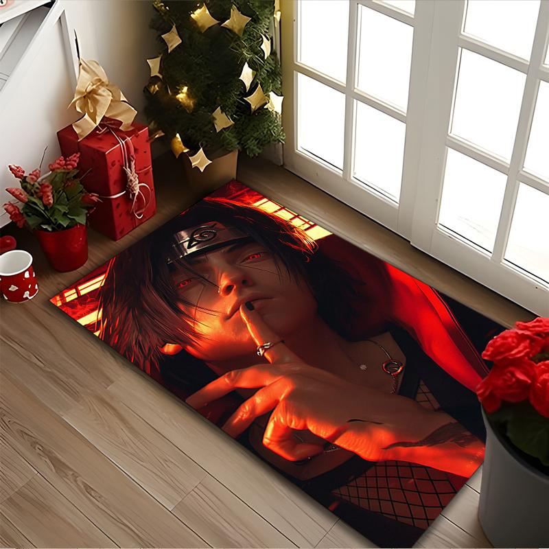 1pc Digital Printed Chair Rug for Home Office Use, naruto Carpet Appropriate for All Seasons, Soft Area Carpet