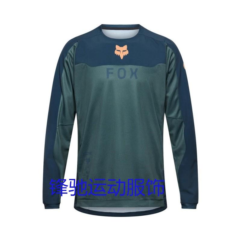 Herren Damen Mountainbike Radtrikot Langarm Schnelltrocknend Offroad Motocross Rennhemd