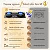 Weili Double Burner Gas Stove: Built-in/Portable, Natural Gas & LPG Compatible, High-Power Nine-Chamber Cooktop.