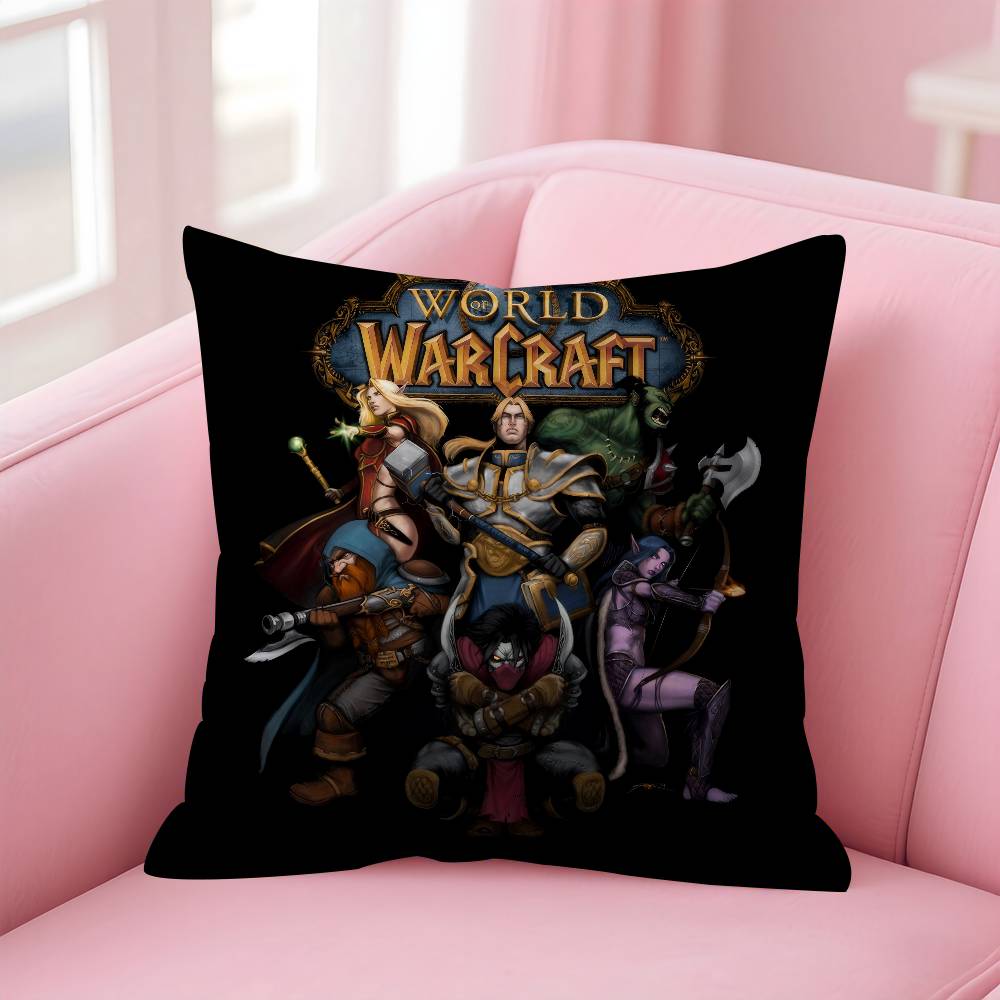 Pillow Anime Pillow Sofa Bed Head Pillow Cover Cushion Cover Fashion World of Warcraft Hot Video Game
