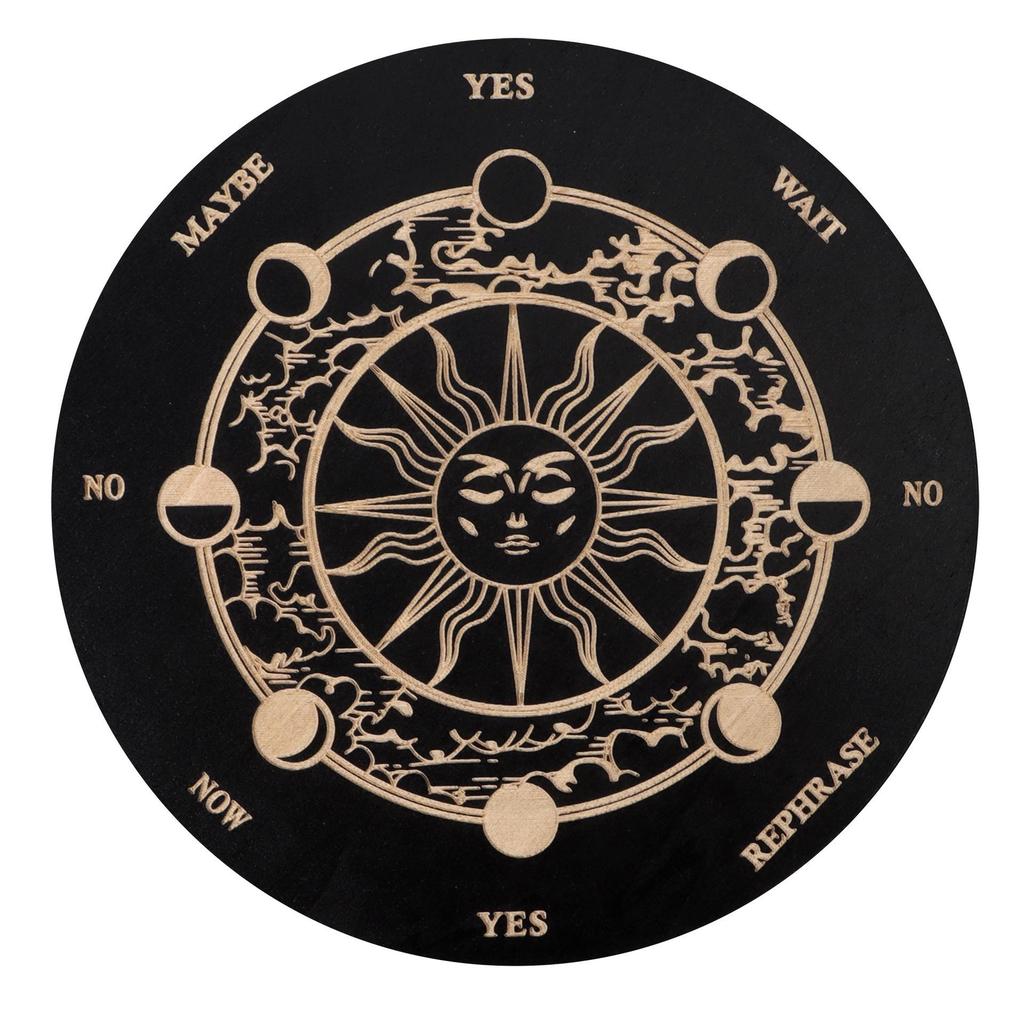 Hexagonal Prism Crystal Pendant Tarot Cloth Set for TikTok and Xiaohongshu Live