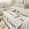 Cartoon Simple Chenille Sofa Towel Cover Cloth Sofa Cover Universal Cover Four Seasons Universal Non-Slip Cover