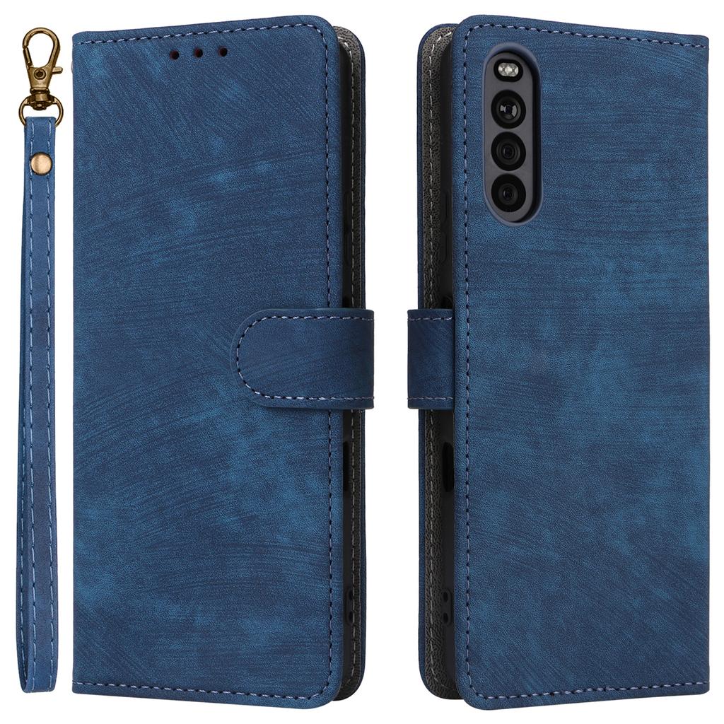 For Sony Xperia 10 III 5G Case Flip Leather Phone Cover with RFID Blocking Wallet