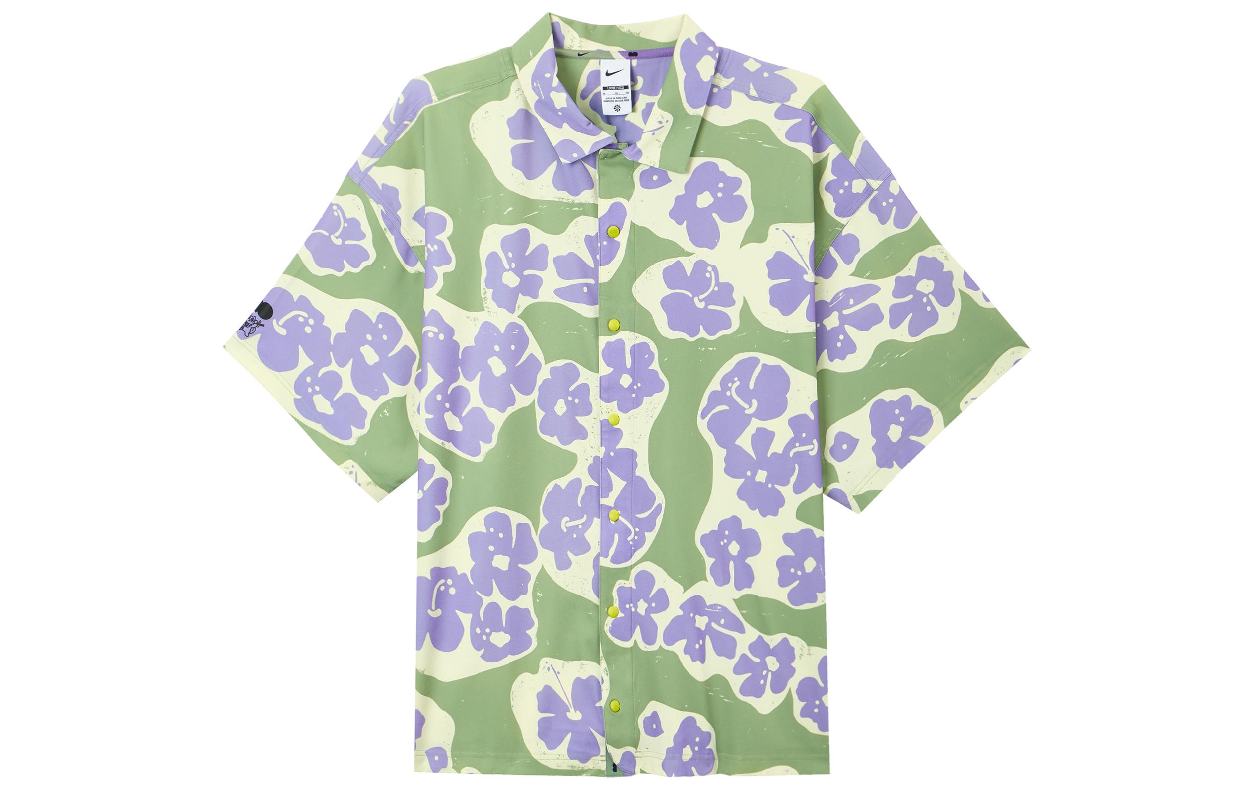

Nike Shirts Men s Green Yellow Polo Collar Moderate Other DX1846-386 XL