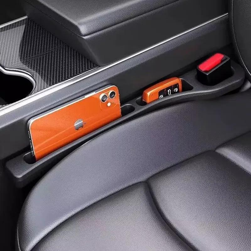 2 Stück/Paar Auto-Sitzspalt-Füller Seitennaht-Stopfenleiste Auslaufsicherer Füllstreifen Für Alle Automodelle Geldbörse Handyhalter Autozubehör