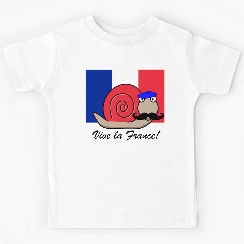 Bastille Snail with Mustache Kids T-Shirt 160