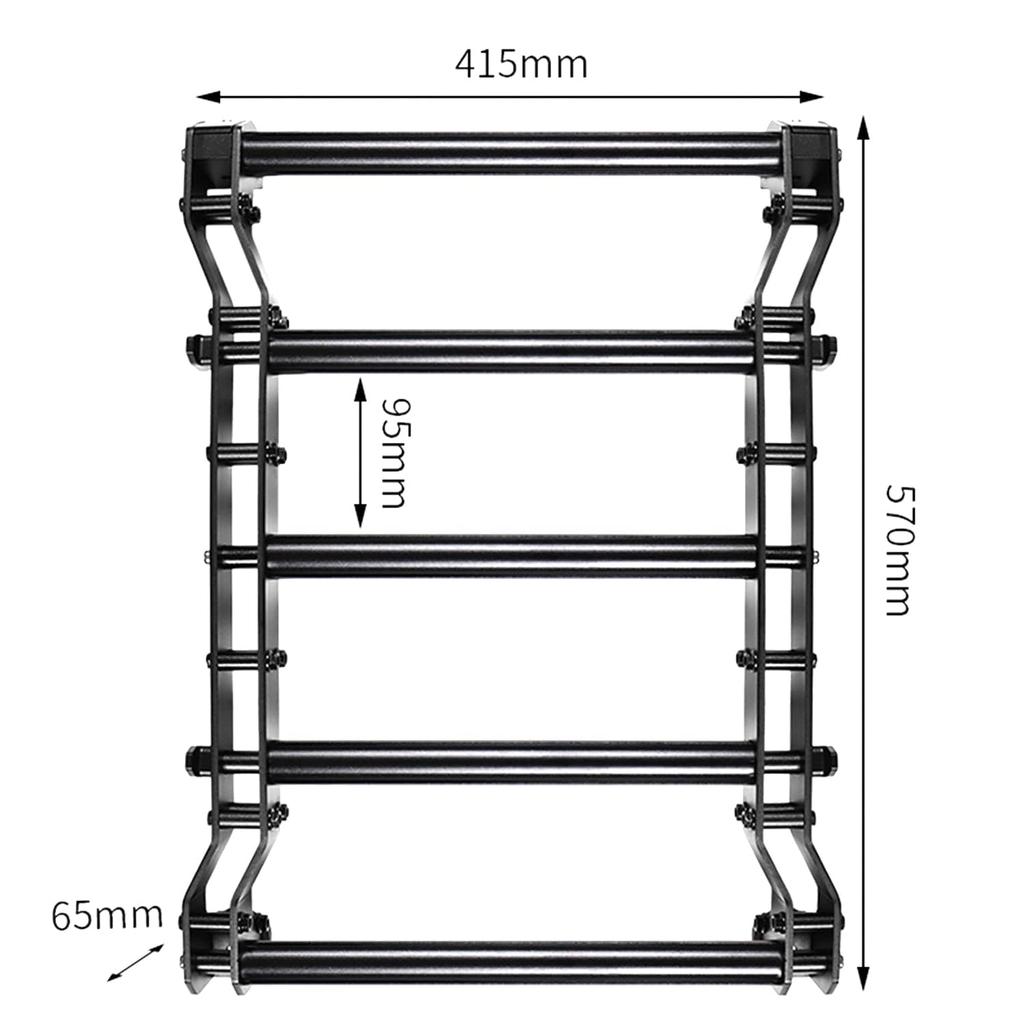 Archaic New Suzuki Jimny Side Ladder JB64 Jimny Sierra JB74 Window Ladder Aluminum Alloy Exterior Part No Modification Required 2018-2025